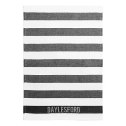 Black & White Stripe Tea Towel>Daylesford Organic Best