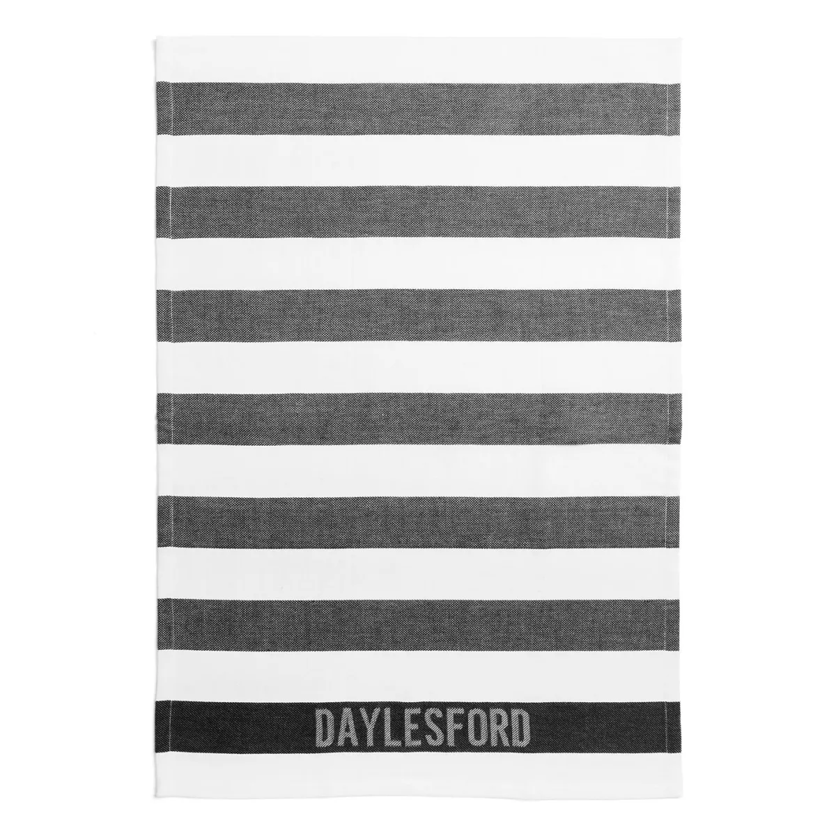 Black & White Stripe Tea Towel>Daylesford Organic Best
