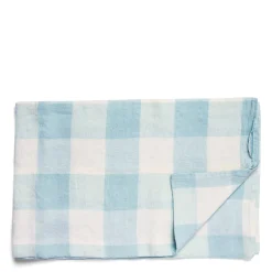 Blue & White Check Tablecloth>Daylesford Organic New