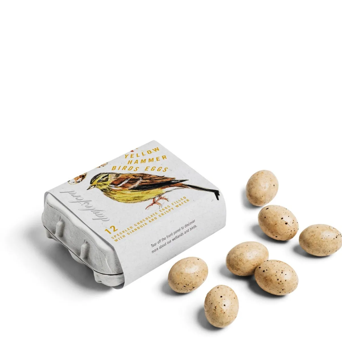 Chocolate Yellowhammer Bird Eggs filled with Gianduja and Crispy Wafer>Daylesford Organic Flash Sale