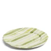 Circus Stripe Green Charger Plate>Daylesford Organic Online
