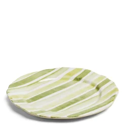 Circus Stripe Green Charger Plate>Daylesford Organic Online