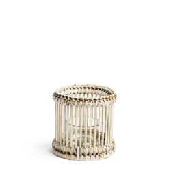 Cove Candle Holder White Wash>Daylesford Organic Store
