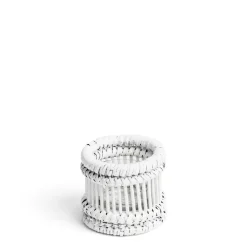 Cove Candle Holder White Small>Daylesford Organic Shop