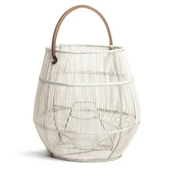 Cove Lantern White Wash Large>Daylesford Organic Sale