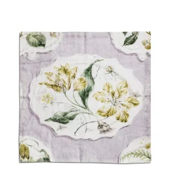 Daylesford x Colefax Quince Garden Napkin in Lilac With Tulips>Daylesford Organic Fashion