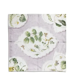 Daylesford x Colefax Quince Garden Napkin in Lilac With Rosehip>Daylesford Organic Fashion
