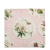 Daylesford X Colefax Quince Garden Napkin in Pink with Passion Flower>Daylesford Organic Discount