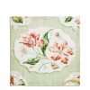 Daylesford x Colefax Quince Garden Napkin in Green With Tulips>Daylesford Organic Discount