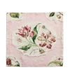 Daylesford X Colefax Quince Garden Napkin in Pink with Tulip>Daylesford Organic Online