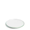 Edge Breakfast Plate Dark Green>Daylesford Organic New