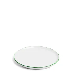 Edge Breakfast Plate Dark Green>Daylesford Organic New