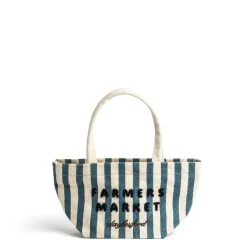 Farmers Market Stripe Mini Bag Blue>Daylesford Organic Discount