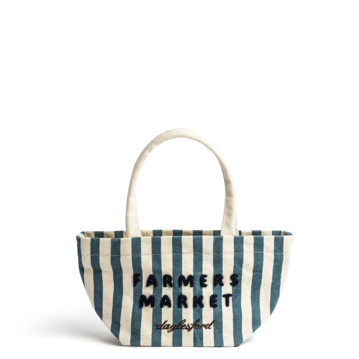 Farmers Market Stripe Mini Bag Blue>Daylesford Organic Discount