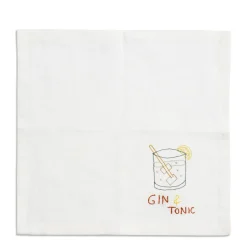 Gin & Tonic Cocktail Napkin>Daylesford Organic New