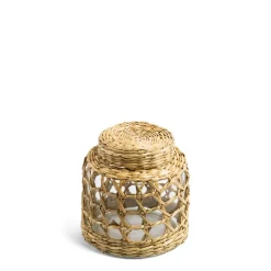 Glass Pot with Weave Small>Daylesford Organic Cheap