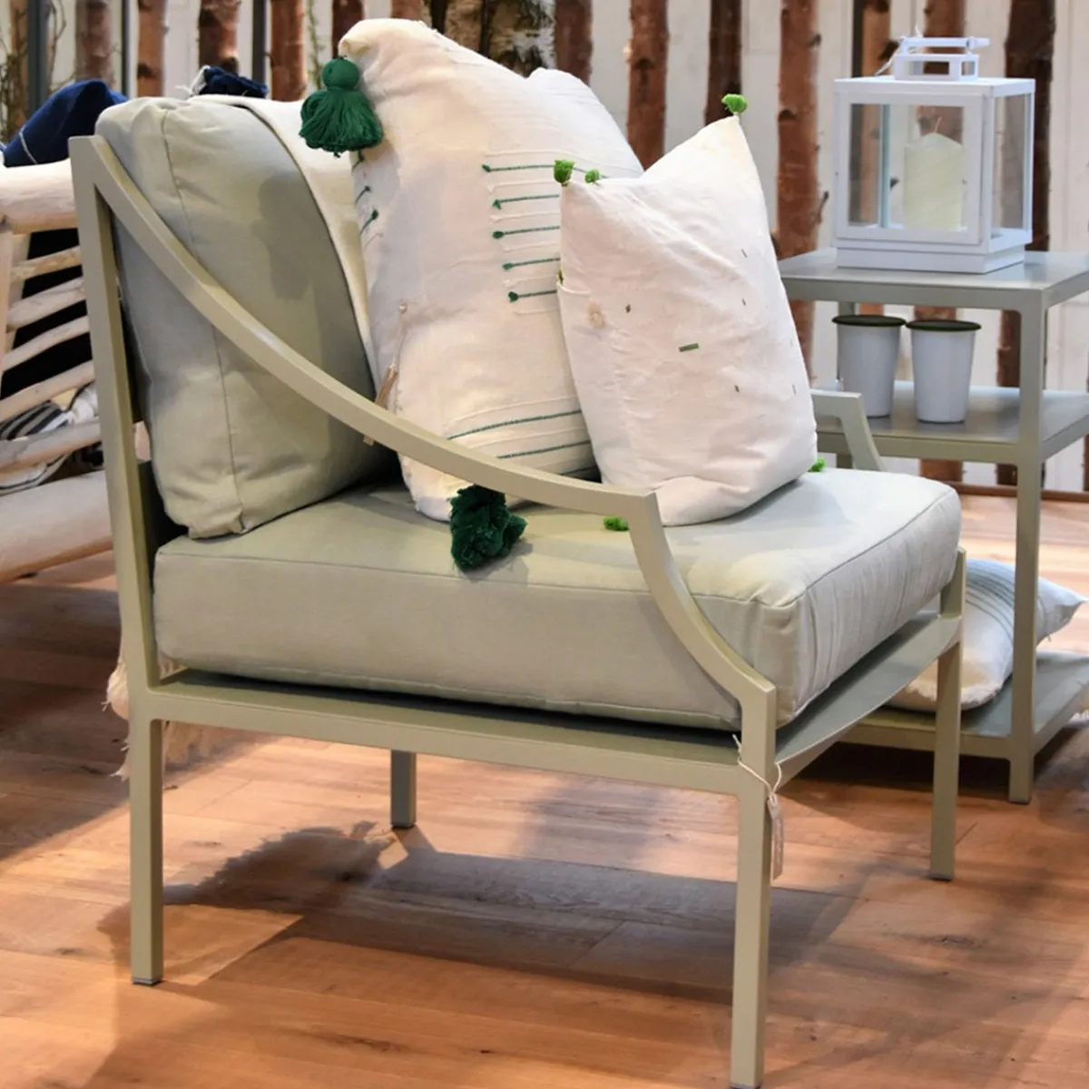 Kingham Armchair, Cotswold Green>Daylesford Organic Store