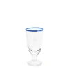 Ledbury Wine Glass Blue Tipped>Daylesford Organic New