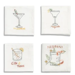 Linen Cocktail Napkin Set>Daylesford Organic Clearance