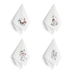 Linen Nina Fuga Animal Napkin Set>Daylesford Organic Sale