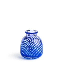 Miro Royal Blue Spiral Stripe Vase>Daylesford Organic Cheap
