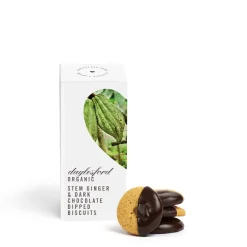 Organic Dark Chocolate Stem Ginger Biscuits>Daylesford Organic New