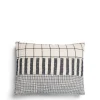 Patchwork Cushion Navy & White Rectangle>Daylesford Organic Clearance
