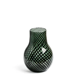 Riley Stout Green & Black Stripe Vase Small>Daylesford Organic Online