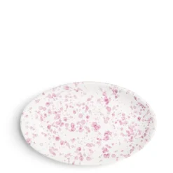 Solstice Splatter Oval Dish Lilac Ceramic>Daylesford Organic Outlet