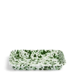 Splatter Large Rectangular Dish Green Enamel>Daylesford Organic Cheap