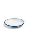 White & Blue Enamel Plate Large>Daylesford Organic Cheap