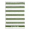 White & Green Stripe Tea Towel>Daylesford Organic Sale